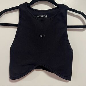 Set Active Sculptflex High Neck Angle Bra Black XL